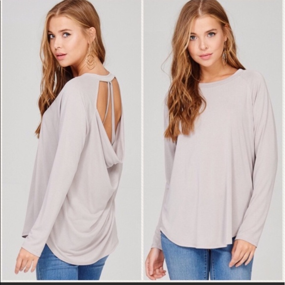 ✨Soft,✨comfy 🌟taupe, long sleeved top🌟🤩🌟
